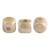 5 grams - Minos® par Puca® Paris Opaque Ivory Spotted - Czech Glass