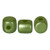 5 grams - Minos® par Puca® Paris Pastel Olivine - Czech Glass