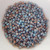 Minos Par Puca® 5 grams - Opaque Aqua Tweedy - 2.5x3mm Cylinder Czech Glass Beads