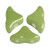 20 Beads - Helios® par Puca® Paris - Opaque Pistachio - Czech Glass