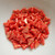 20 Beads - Helios® par Puca® Paris Opaque Coral Red Splash - Czech Glass