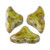 20 Beads - Helios® par Puca® Paris Aqua Opal New Picasso - Czech Glass