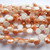 Two Hole Honeycomb Jewel Chisel Apricot (30 Beads)