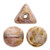 50 Beads - Ilos® par Puca® Paris - Opaque Mix Rose Gold Ceramic Look - Czech Glass