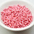 3x6mm Infinity, 40 Beads, Pastel Light Coral, Two Hole Czech Glass