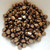 50 Beads - Ilos® par Puca® Paris - Dark Gold Bronze - Czech Glass