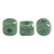 Minos Par Puca® 5 grams - Opaque Green Turquoise New Picasso - 2.5x3mm Cylinder