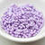 3x6mm Infinity, 40 Beads, Pastel Light Lilac Rose, Two Hole Czech Glass