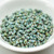 3x6mm Infinity, 40 Beads, Blue Turquoise Picasso Two Hole Czech Glass