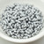3x6mm Infinity, 40 Beads, Matte Metallic Silver, Two Hole Czech Glass