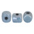 5 grams - Minos® par Puca® Paris Opaque Blue Ceramic Look - Czech Glass