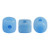 Minos Par Puca® 5 grams - Opaque Aqua - 2.5x3mm Cylinder Czech Glass Beads