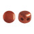 Kalos® par Puca® (50 beads) 2-Hole 4x3mm Drum Shape - Bronze Red Matte - Czech Glass