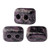 IOS® PAR PUCA® (50 Beads) - Metallic Matte Violet Spotted - 5.5x2.5mm 2-hole Rectangle