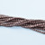 100 Beads - Fire Polished 3mm Sueded Gold Rose Ash - Czech Glass