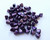 50 Beads - Nib-Bit Two Hole 6x5mm - Metalust Purple - Matubo Czech Glass Beads