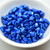 25 Beads Nib-Bit Two Hole 6x5mm - Metalust Crown Blue - Czech Glass