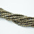 50 Beads - 4mm Fire Polished Round Matte Iris Brown, Czech Glass