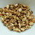 30 Beads - Paisley Duo Two Hole Czech Glass - Chalk Dark Travertine