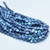 50 Beads - 5x3mm Pinch Polychrome Indigo Orchid Czech Glass