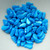 30 Beads - Paisley Duo Two Hole Tropical Blue Wave Czech Glass