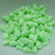 Paisley Duo (30 beads) Two Hole Bondeli Matte Lime Czech Glass