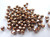 Firepolish 4mm Czech Glass Heavy Metal Beige (100 beads)