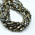 50 Beads - 5x3mm Pinch Opaque Brown Iris - Czech Glass