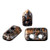 5 grams - Piros® par Puca® Paris - Jet Tweedy - Czech Glass