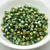 50 Beads - Fire Polished 4mm - Sunny Magic Summer Green - Czech Glass