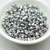 50 Beads - Fire Polished 4mm - Crystal Silver Rainbow - Czech Glass