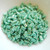 5 grams - Piros® par Puca® Paris - Opaque Green Turquoise Splash - Czech Glass