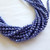 50 Beads - 4mm Fire Polished Round Saturated Metallic Ultra Violet Czech Glass