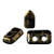 5 grams - Piros® par Puca® Paris - Jet Bronze - Czech Glass