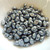 Samos® par Puca® (20 beads) 2-Hole 7x5mm Oval - Metallic Matte Old Silver Spotted