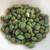 Samos® par Puca® (20 beads) 2-Hole 7x5mm Oval -Opaque Green Turquoise Dark Travertin - Czech Glass