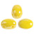 Samos® par Puca® (20 beads) 2-Hole 7x5mm Oval - Opaque Jonquil Luster