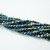 50 Beads - 4mm Fire Polished Round Green Iris, Czech Glass