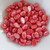 Samos® par Puca® (20 beads) 2-Hole 7x5mm Oval - Opaque Coral Red Luster - Czech Glass