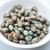 Samos® par Puca® (20 beads) 2-Hole 7x5mm Oval - Opaque Green Turquoise Tweedy