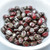 Samos® par Puca® (20 beads) 2-Hole 7x5mm Oval - Opaque Coral Red New Picasso