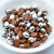Samos® par Puca® (20 beads) 2-Hole 7x5mm Oval - Opaque Choco Silver