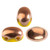 Samos® par Puca® (20 beads) 2-Hole 7x5mm Oval - Opaque Jonquil Capri Gold - Czech Glass