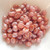Samos® par Puca® (20 beads) 2-Hole 7x5mm Oval - Light Rose Opal Tweedy