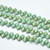 Silky Beads 5mm Green Turquoise Picasso, 40 Beads Czech Glass