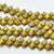 Silky Beads 5mm Opaque Lemon Picasso, 40 Beads Czech Glass