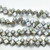 Silky Beads 5mm Chalk Lazure Blue , 40 Beads Czech Glass