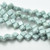 Silky Beads 5mm Chalk Green Luster, 40 Beads Czech Glass