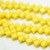 Silky Beads 5mm Opaque Lemon, 40 Beads Czech Glass
