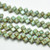 Silky Beads 5mm Blue Turquoise Travertin , 40 Beads Czech Glass